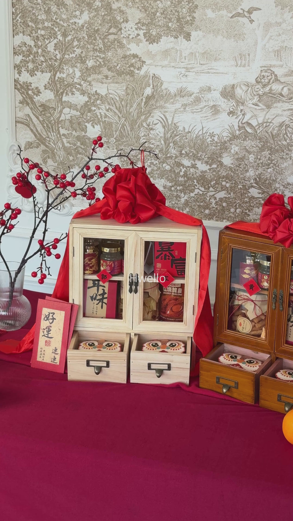 Set C -【马到丙午】百家姓复古木盒